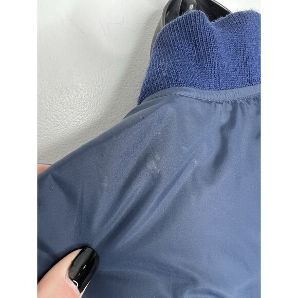 Vintage Eddie Bauer Blue Puffer Zip Vest Outdoor Men’s Size Medium - Picture 8 of 13